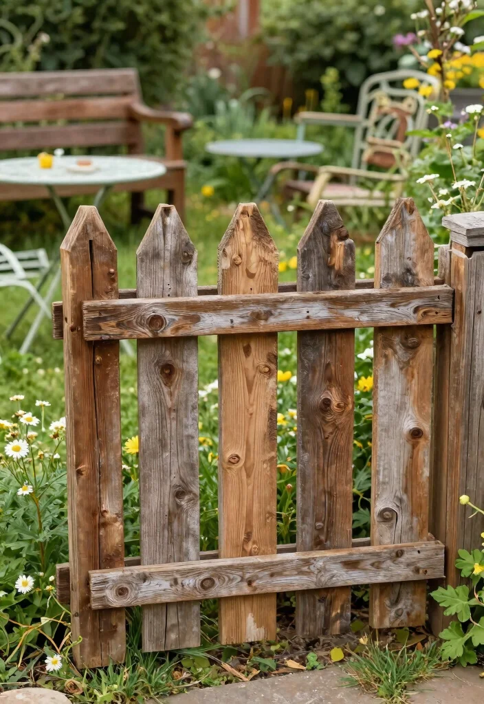 18 Fence Grill Design Modern Ideas With Bold Patterns - 6. Rustic Charm 1