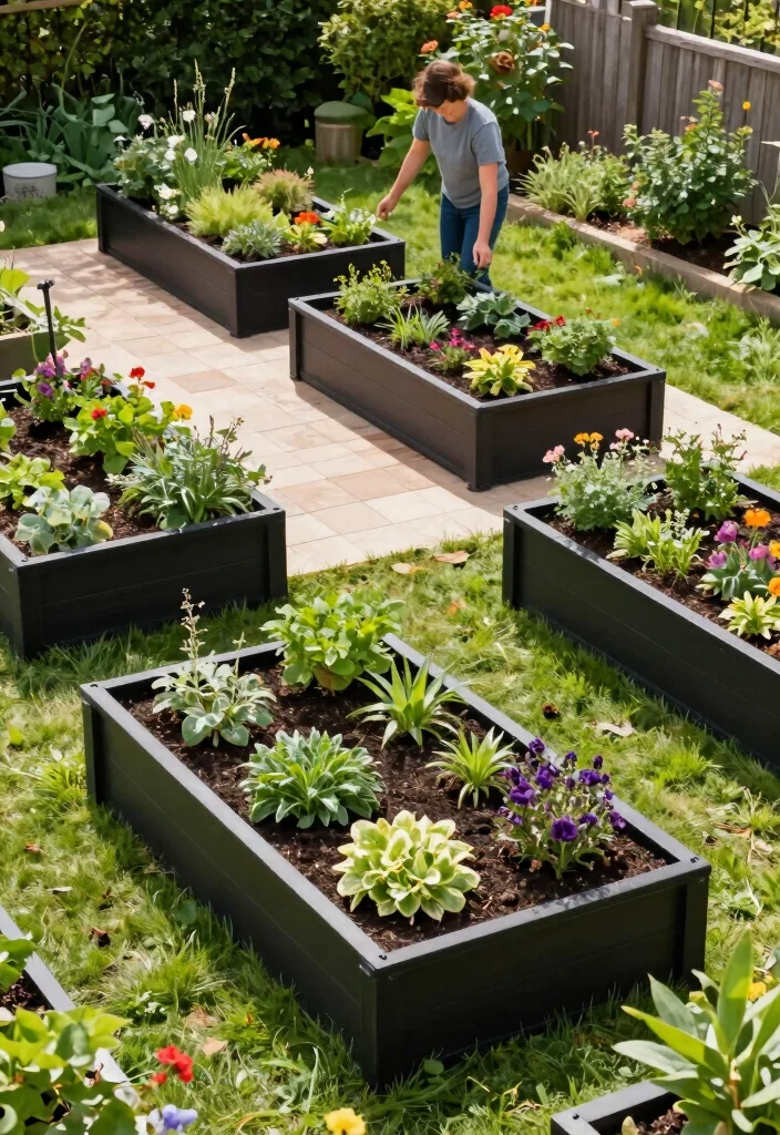 18 Garden Design Raised Beds Ideas With Organized Beauty - 14. Portable Raised Beds 1