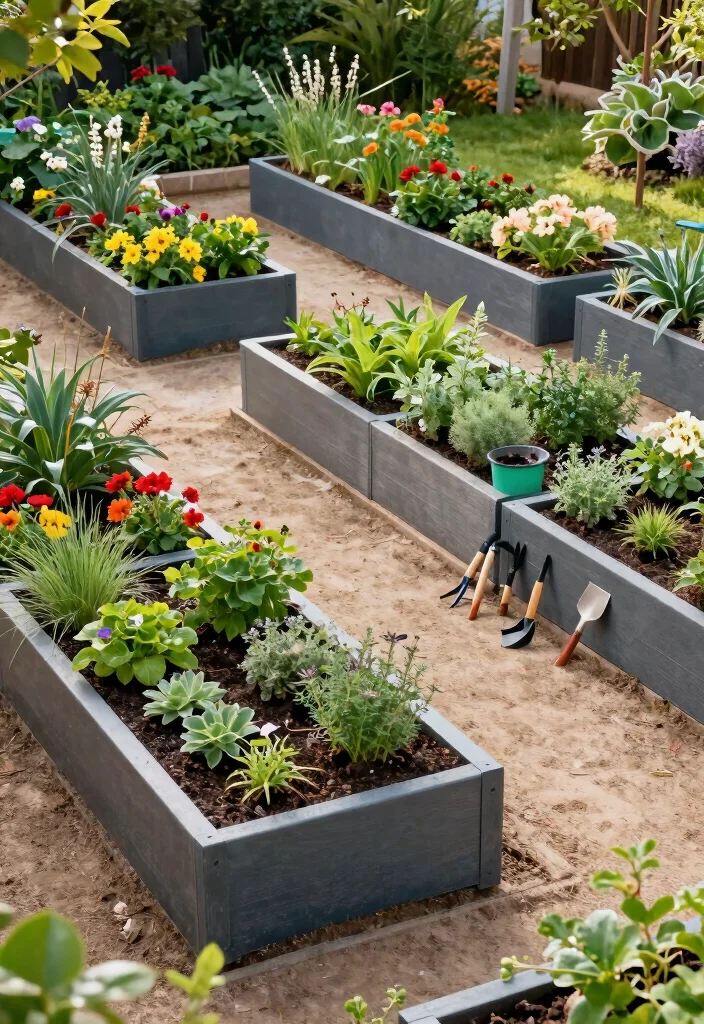 18 Garden Design Raised Beds Ideas With Organized Beauty - 17. Modular Raised Bed Systems 1