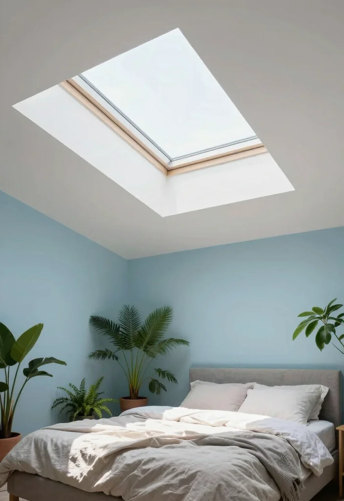 18 Gypsum Ceiling Design Bedroom Modern Ideas With Clean Finish - 10. Skylights in Gypsum Ceilings 1