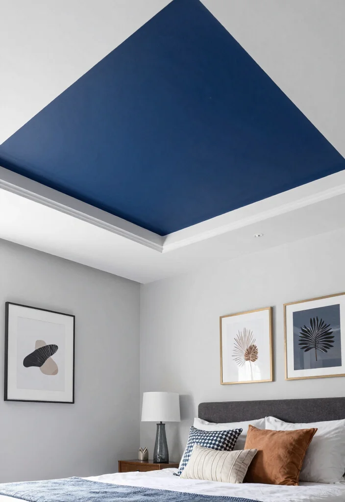 18 Gypsum Ceiling Design Bedroom Modern Ideas With Clean Finish - 8. Accent Ceilings 1