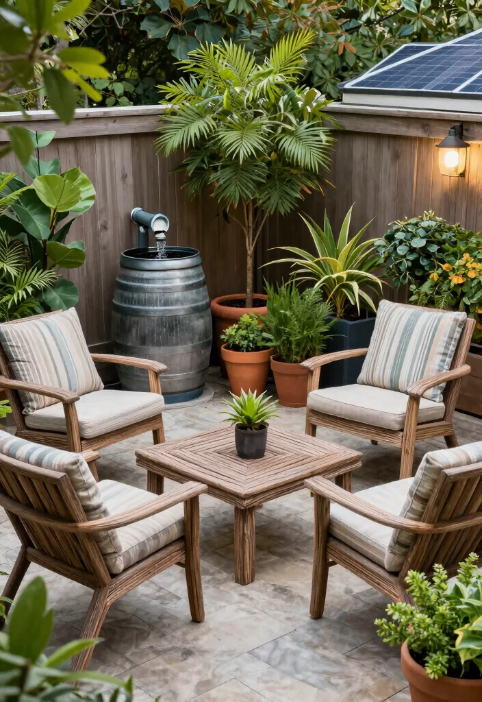 18 Living Room Terrace Ideas That Blend Indoors & Out - 13. Sustainable Choices 1