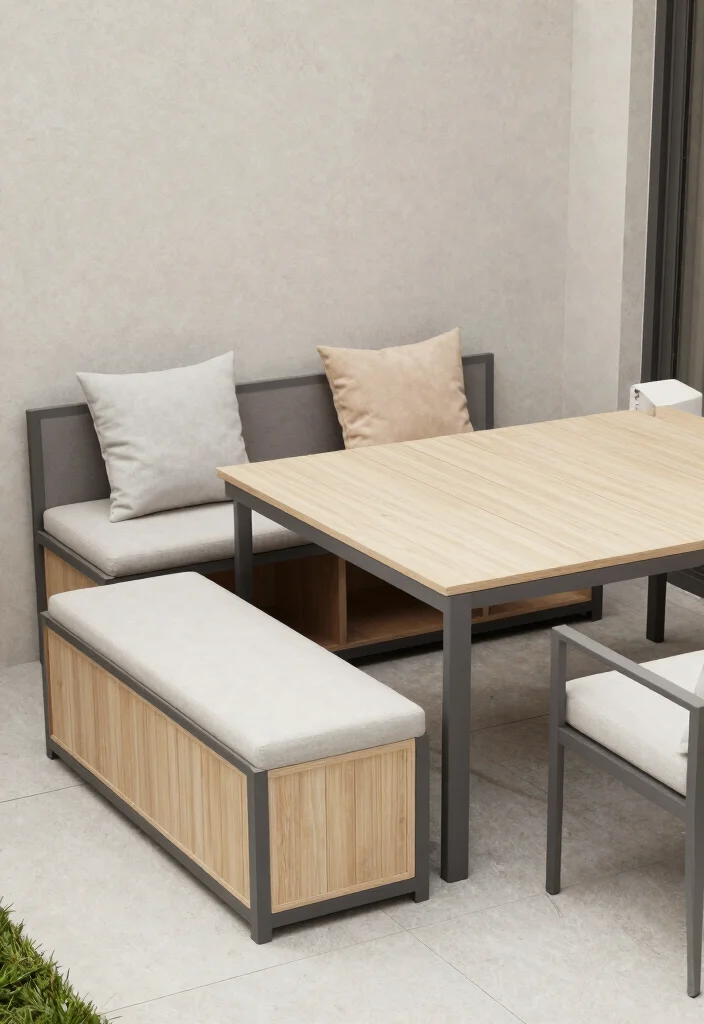 18 Living Room Terrace Ideas That Blend Indoors & Out - 16. Multi-Functional Spaces 1