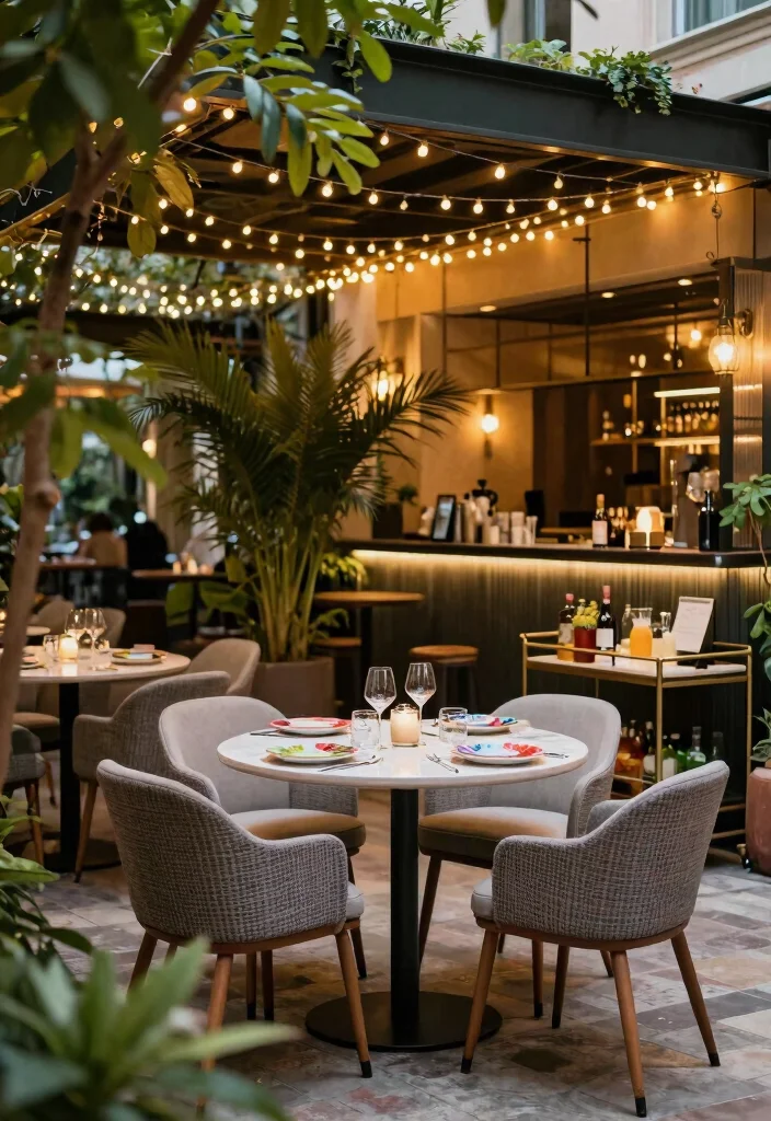 18 Living Room Terrace Ideas That Blend Indoors & Out - 5. Chic Bistro Setting 1