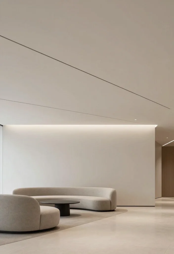 18 Lobby Ceiling Design 2026 Trending Ideas That Make a Grand First Impression - 13. Modern Minimalist Designs 1