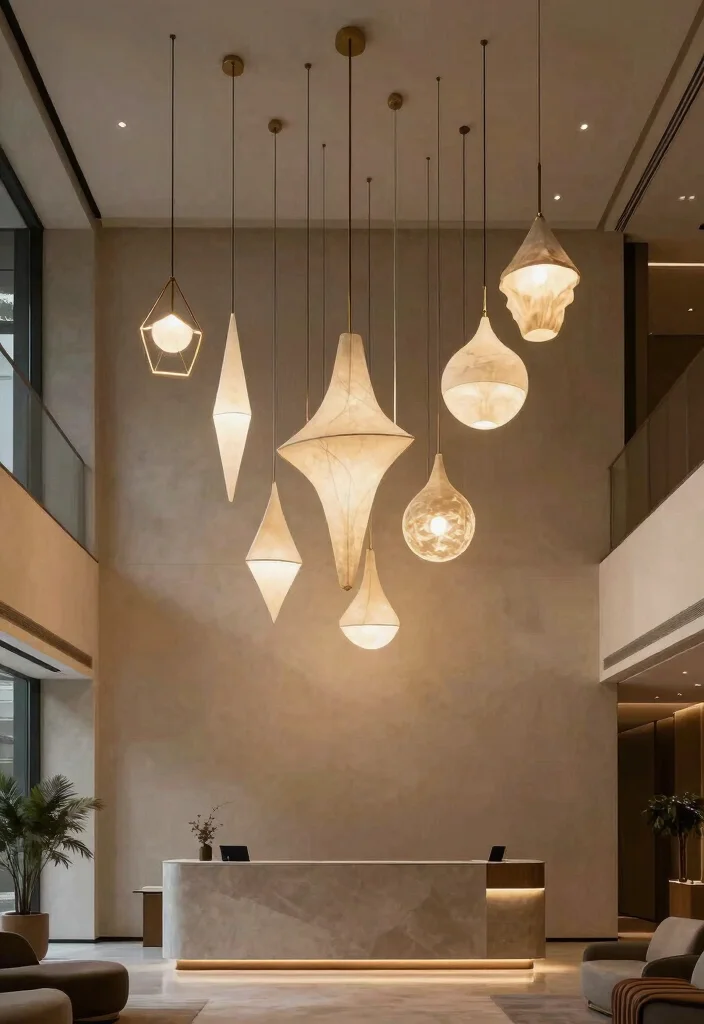 18 Lobby Ceiling Design 2026 Trending Ideas That Make a Grand First Impression - 6. Innovative Lighting Installations 1