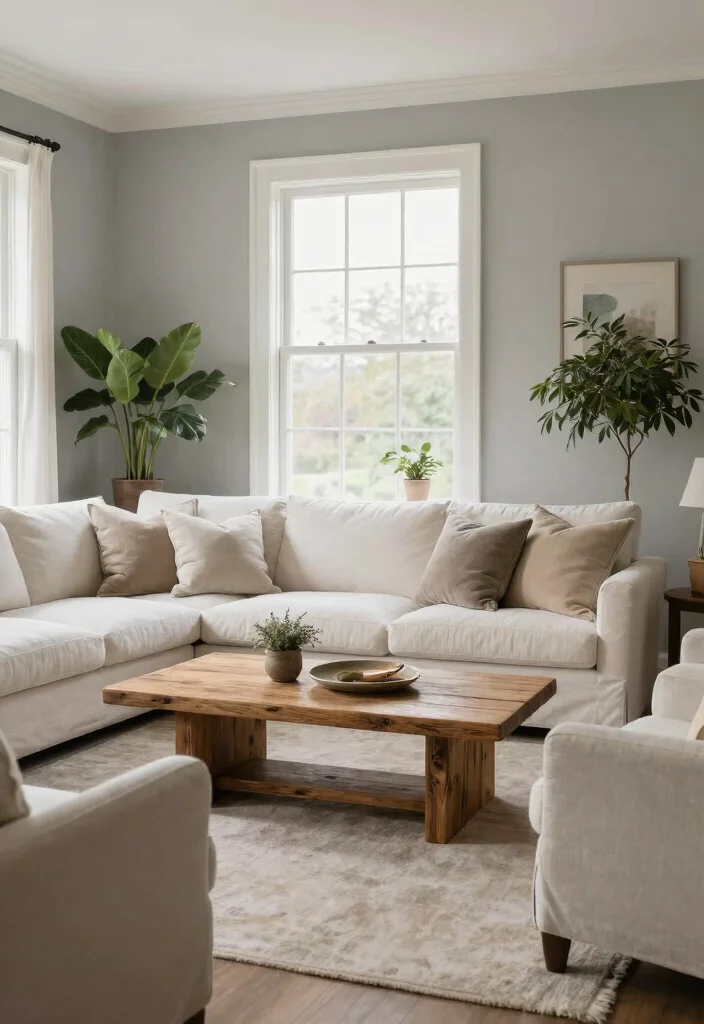 18 Modern Farmhouse Living Room Ideas With Warm Minimal Vibes 1 18 Modern Farmhouse Living Room Ideas With Warm Minimal Vibes - 1. Neutral Color Palette 1