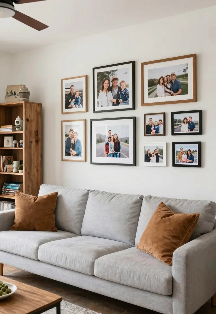 18 Modern Farmhouse Living Room Ideas With Warm Minimal Vibes 15 18 Modern Farmhouse Living Room Ideas With Warm Minimal Vibes - 15. Personal Touches 1