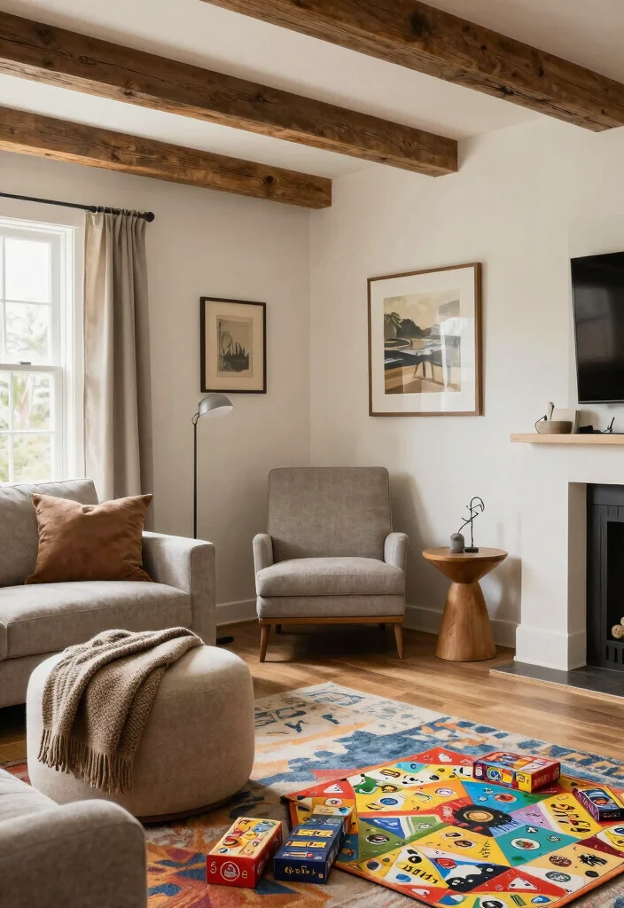 18 Modern Farmhouse Living Room Ideas With Warm Minimal Vibes 16 18 Modern Farmhouse Living Room Ideas With Warm Minimal Vibes - 16. Multi-Functional Spaces 1