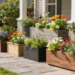 18 Planter Boxes Front Yard Ideas With Lush Layers