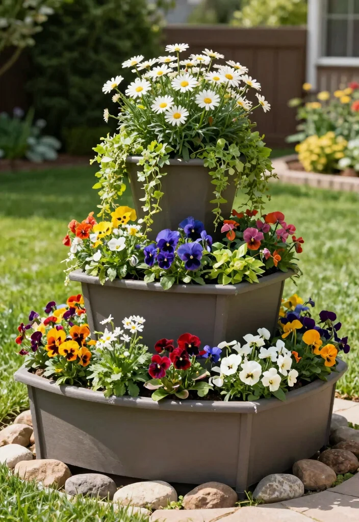 18 Planter Boxes Front Yard Ideas With Lush Layers 3 18 Planter Boxes Front Yard Ideas With Lush Layers - 3. Tiered Planter Boxes 1