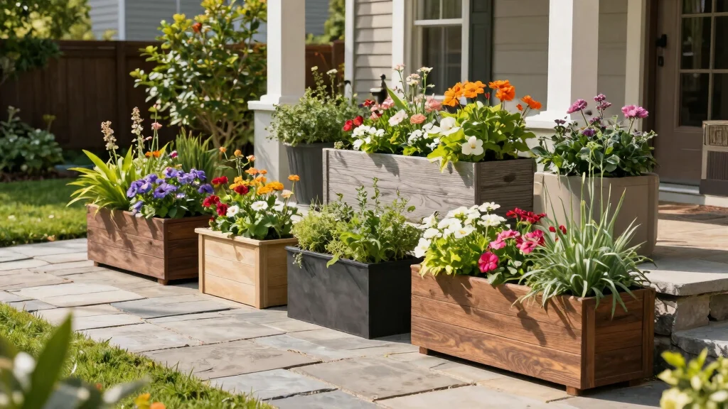 18 Planter Boxes Front Yard Ideas With Lush Layers