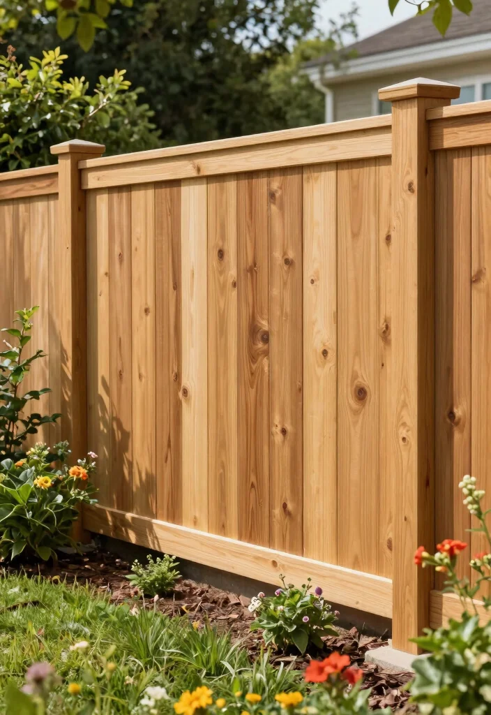 18 Small Fence Front Yard Ideas With Cute Boundaries - 15. Eco-Friendly Cedar Fence 1