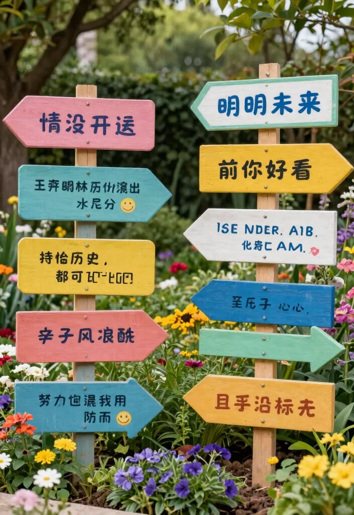 18 Whimsical Front Yard Ideas With Playful Details 17 18 Whimsical Front Yard Ideas With Playful Details - 17. Fun Garden Signs 1