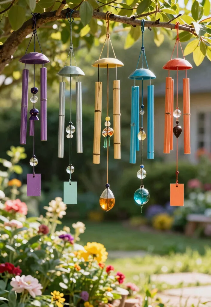 18 Whimsical Front Yard Ideas With Playful Details 2 18 Whimsical Front Yard Ideas With Playful Details - 2. Whimsical Wind Chimes 1