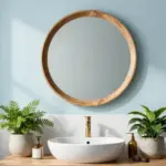 12 Wood Bathroom Mirror Ideas That Resist Humidity Warping