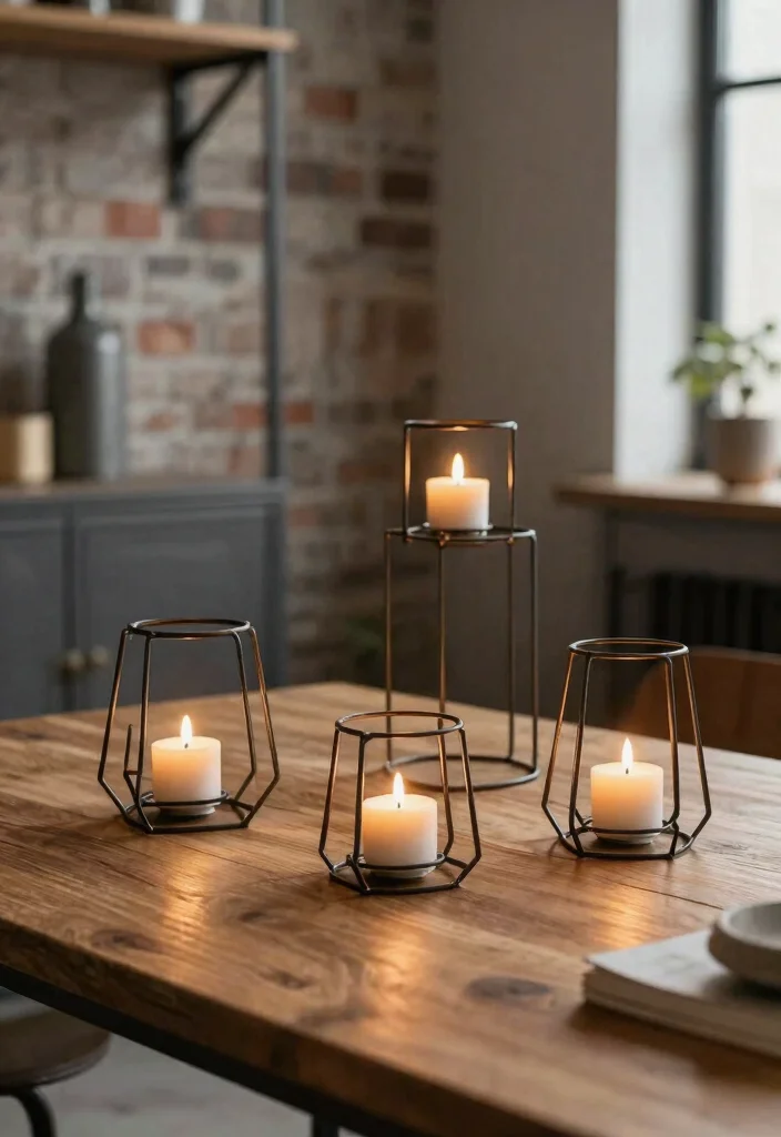 14 Hanging Candle Holder Ideas That Stay Safe Indoors - 11. Simple Wire Holders: Industrial Style 1