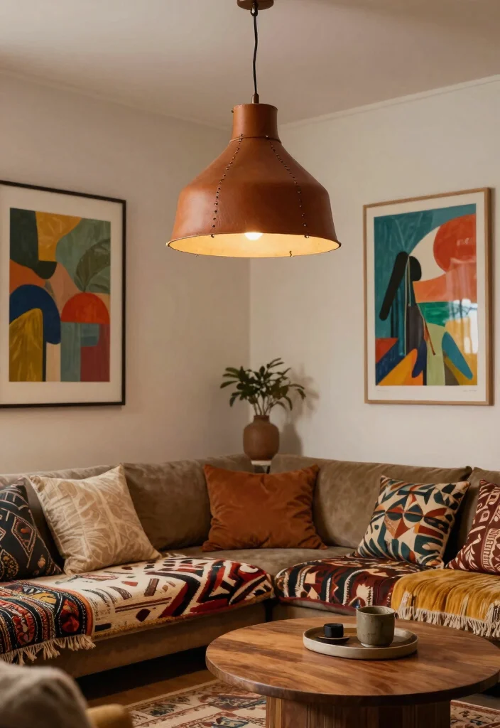 14 Leather Pendant Light Ideas That Soften Industrial Spaces - 11. Bohemian Leather Pendant 1