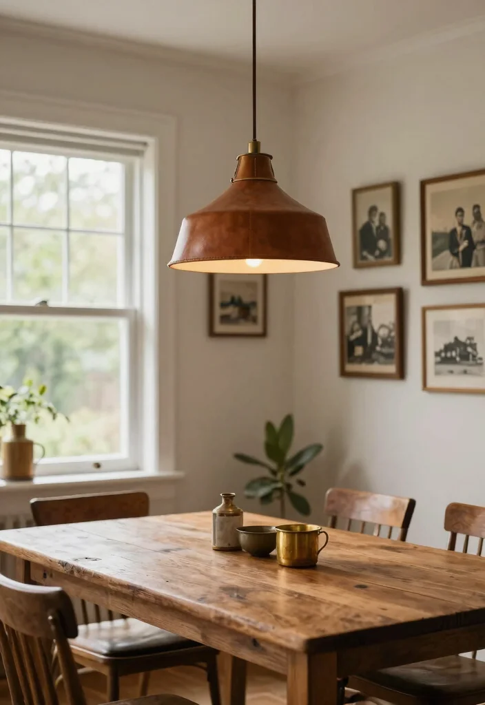 14 Leather Pendant Light Ideas That Soften Industrial Spaces - 3. Vintage-Inspired Leather Pendant 1