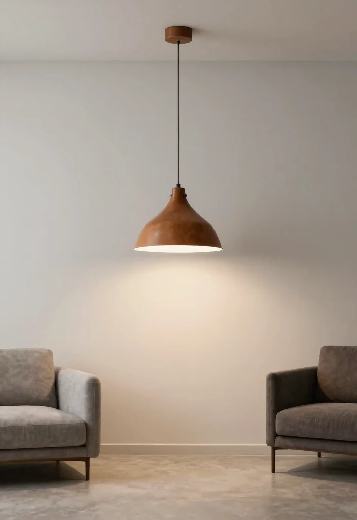 14 Leather Pendant Light Ideas That Soften Industrial Spaces - 9. Minimalist Leather Pendant Light 1