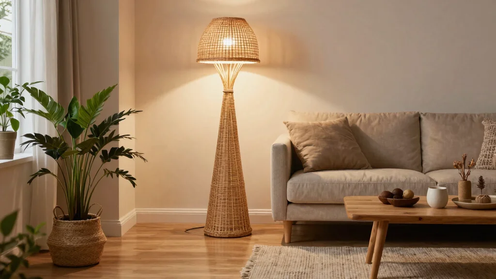 14 Rattan Floor Lamp Ideas That Add Texture Without Clutter