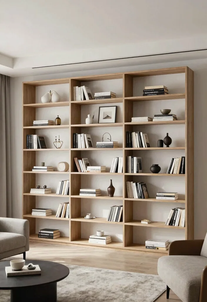 14 Small Bookshelf Ideas for Apartments With No Wall Space - 14. Open Concept Bookshelf Displays 1