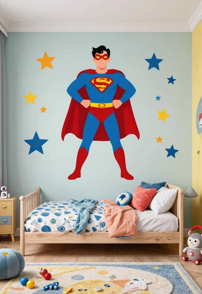 14 Vinyl Wall Art Ideas That Peel Off Without Damage - 13. Kids' Room Themes 1