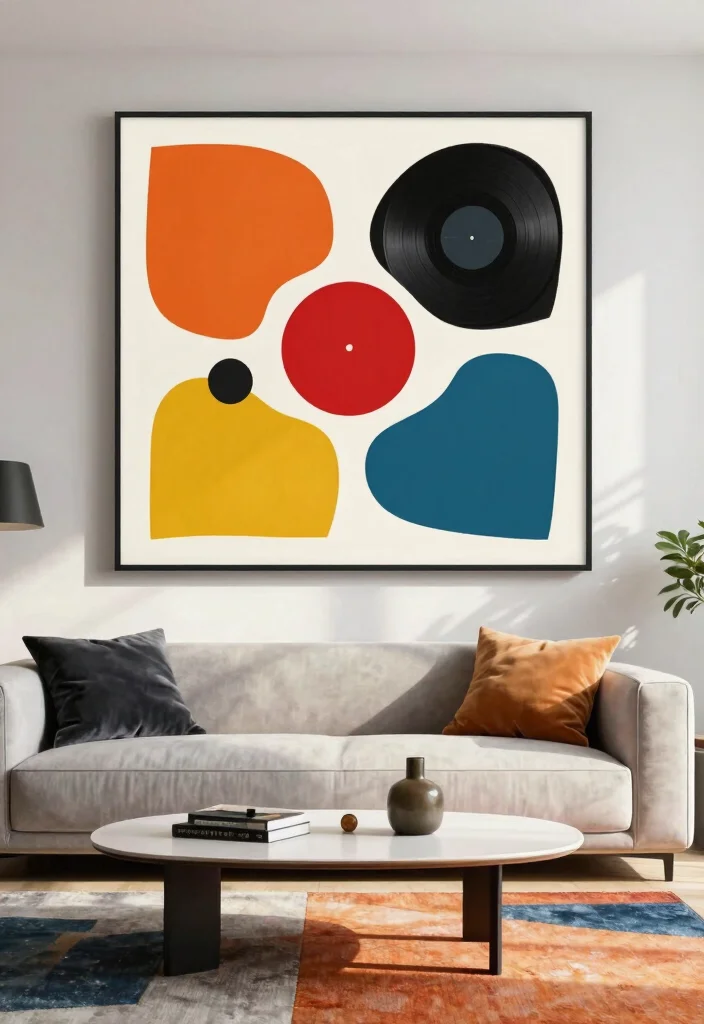 14 Vinyl Wall Art Ideas That Peel Off Without Damage - 14. Abstract Art 1