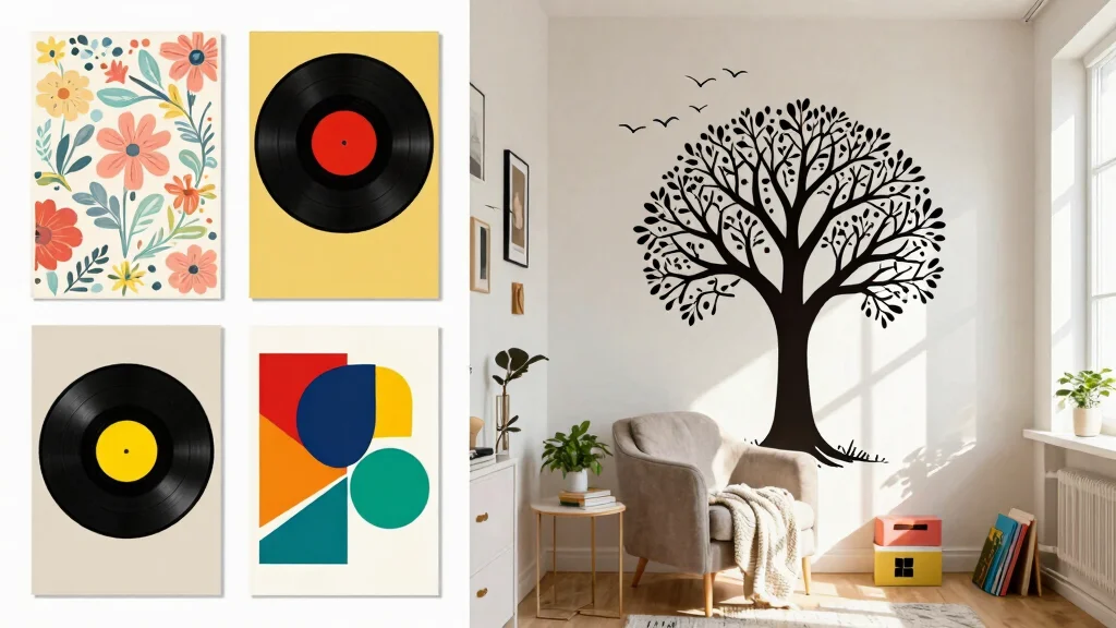 14 Vinyl Wall Art Ideas That Peel Off Without Damage