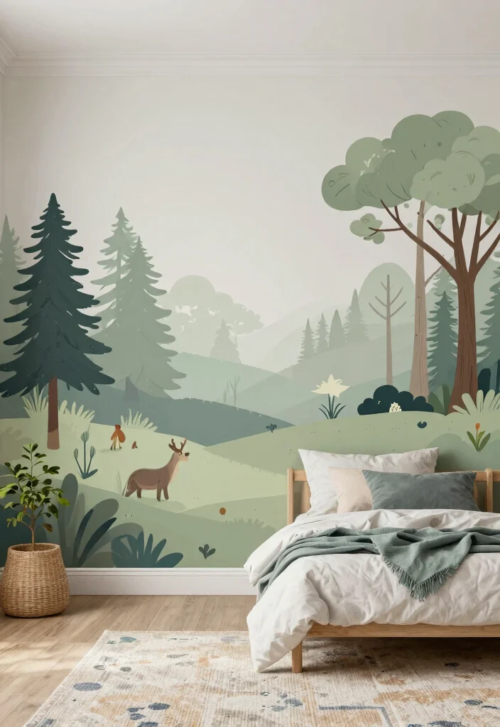 14 Wall Decor Stickers That Peel Off Clean for Renters - 11. Nature and Landscapes 1