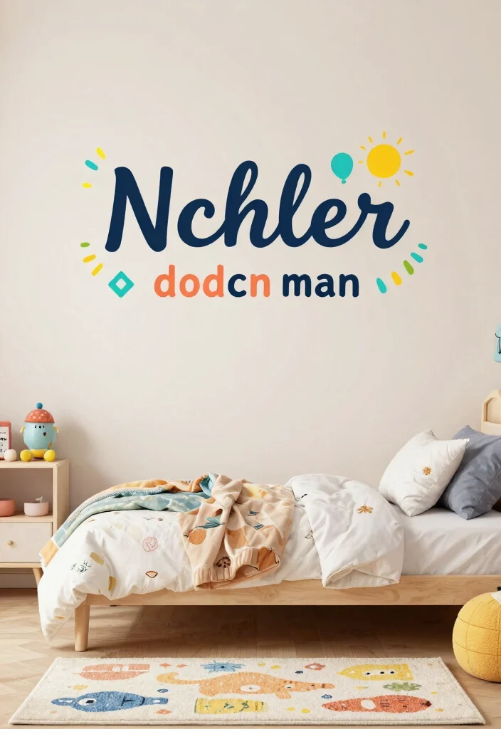 14 Wall Decor Stickers That Peel Off Clean for Renters - 12. Custom Name Decals 1