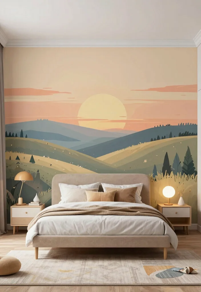 14 Wall Decor Stickers That Peel Off Clean for Renters - 8. Artistic Murals 1