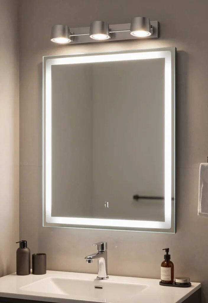 15 Bathroom Mirror Light Ideas That Eliminate Shadows - 8. Adjustable Task Lighting 1
