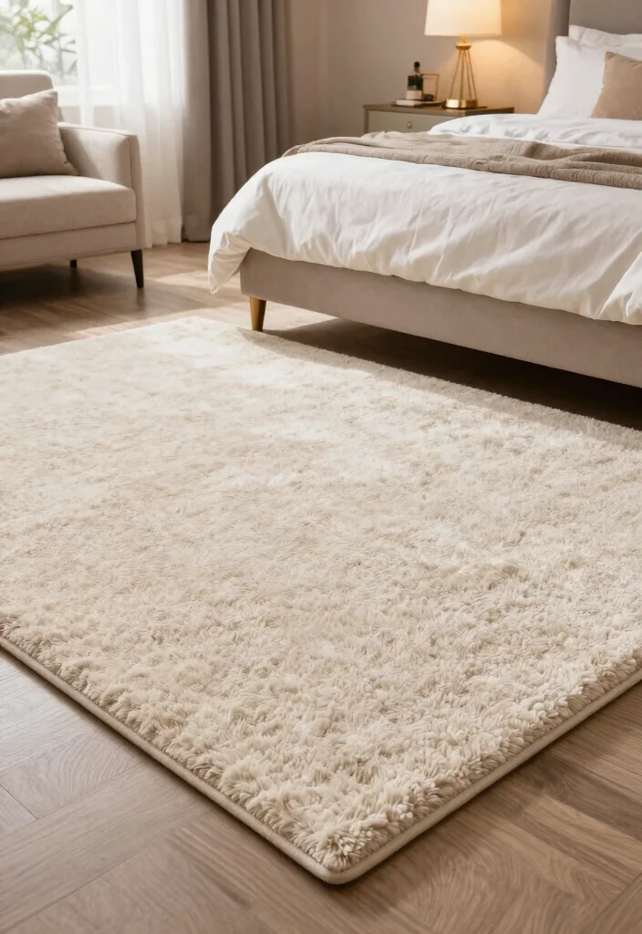 15 Carpet Ideas for Bedrooms That Stay Clean Under the Bed - 12. Carpets with Underlay 1