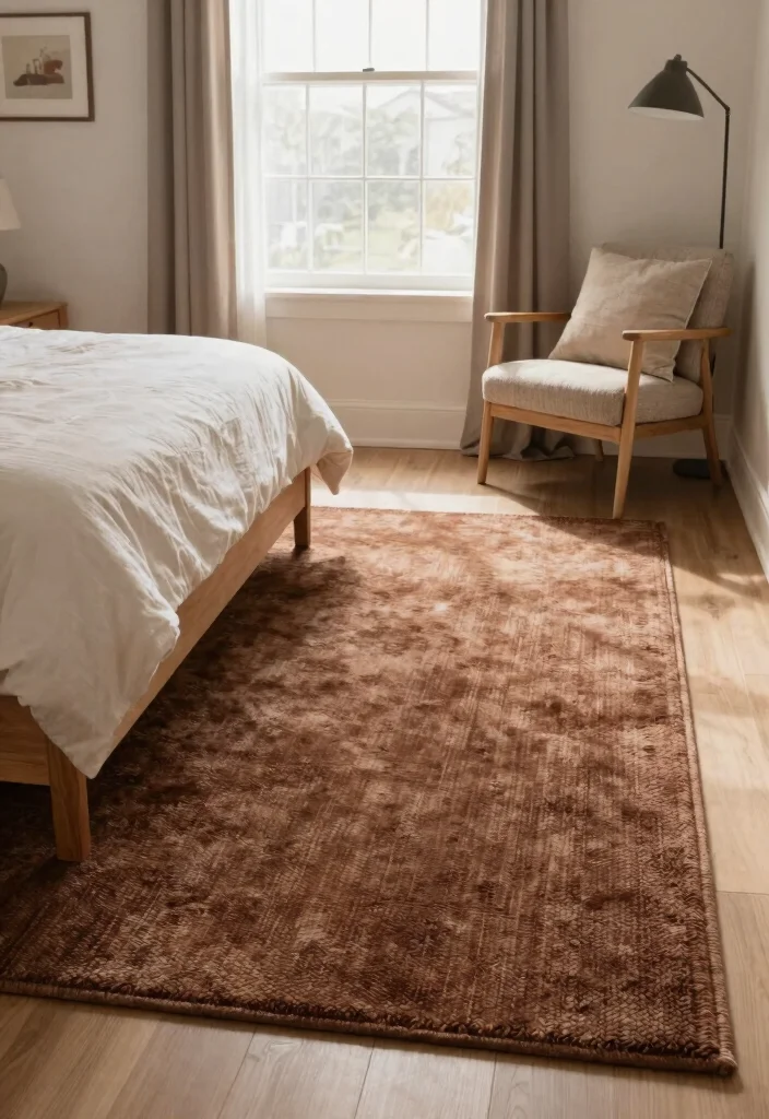 15 Carpet Ideas for Bedrooms That Stay Clean Under the Bed - 13. Eco-Friendly Dyed Carpets 1