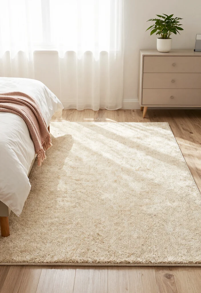 15 Carpet Ideas for Bedrooms That Stay Clean Under the Bed - 4. Eco-Friendly Synthetic Options 1