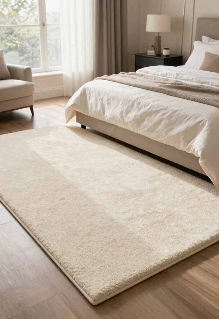 15 Carpet Ideas for Bedrooms That Stay Clean Under the Bed - 7. Memory Foam Carpets 1