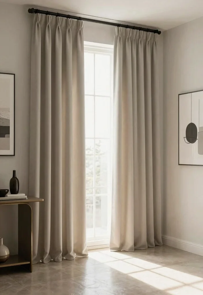 15 Hall Curtains Ideas That Add Privacy Without Blocking Light - 11. Custom Tailored Curtains 1