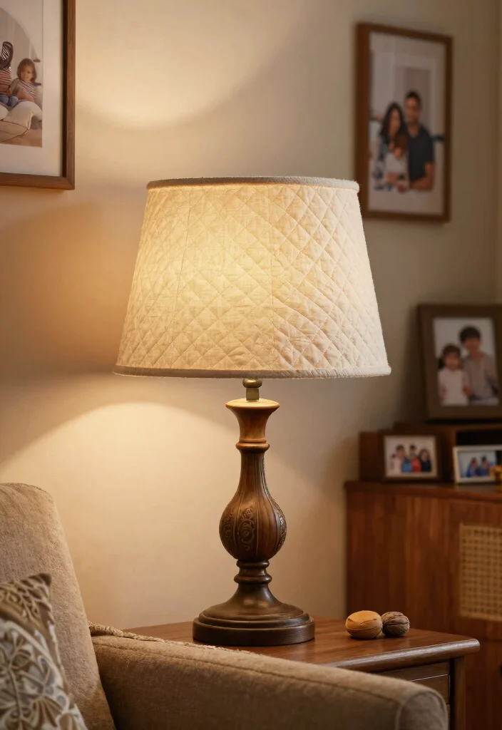 15 Lamp Shade Ideas That Update Any Outdated Fixture - 10. Quilted Fabric Shades 1