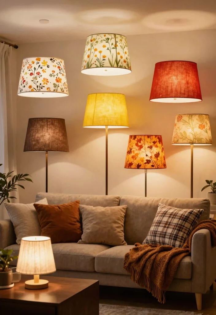 15 Lamp Shade Ideas That Update Any Outdated Fixture - 13. Seasonal Decor Shades 1