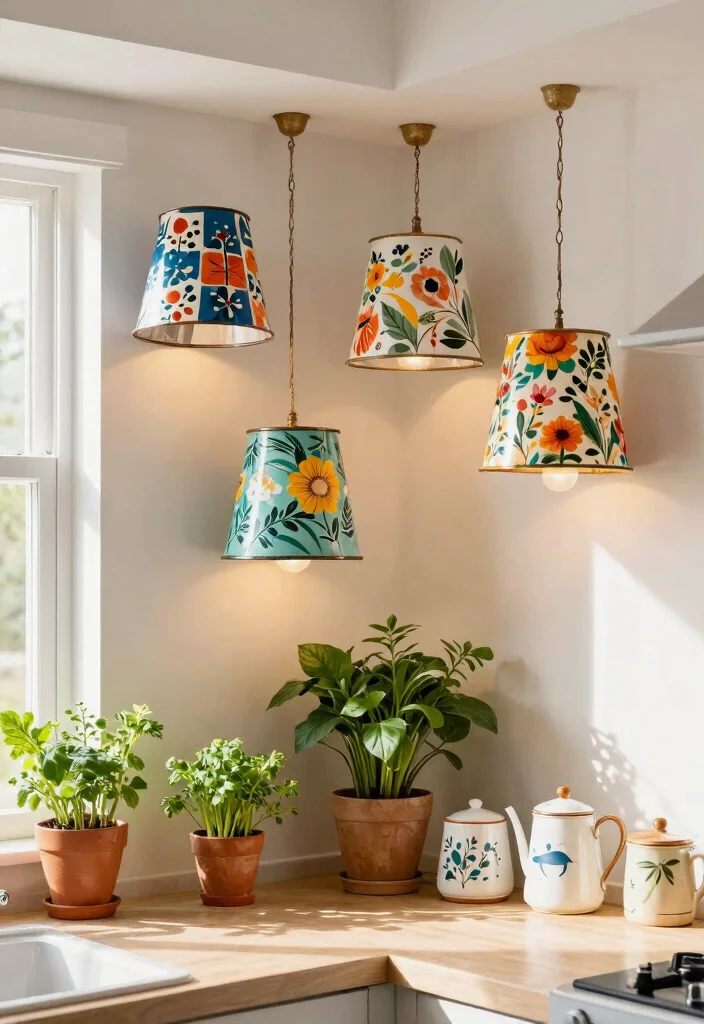 15 Lamp Shade Ideas That Update Any Outdated Fixture - 6. Upcycled Tins as Shades 1