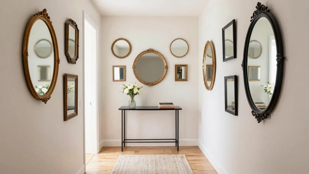 15 Mirror Wall Decor Ideas That Make Narrow Hallways Feel Wider