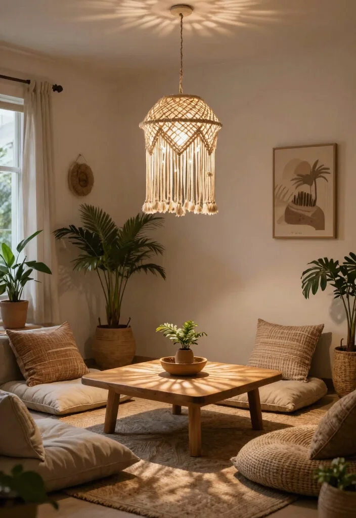 15 Pendant Lamp Shade Ideas That Diffuse Harsh Bulb Light - 7. Macramé Shades 1