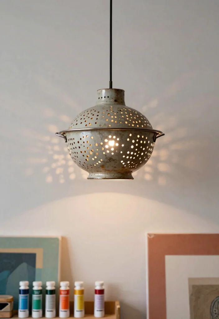 15 Pendant Light Design Ideas for Statement Lighting on a Budget - 13. Upcycled Lighting 1