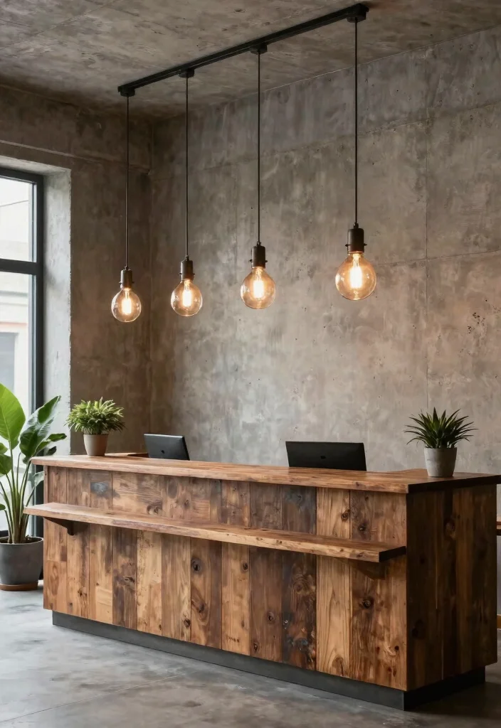 15 Reception Pendant Light Ideas That Make a First Impression - 6. Industrial Chic Pendants 1