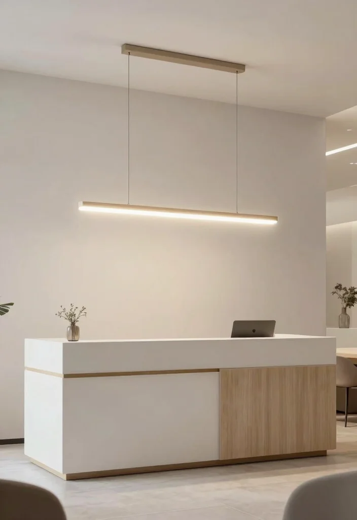 15 Reception Pendant Light Ideas That Make a First Impression - 8. LED Integrated Pendants 1