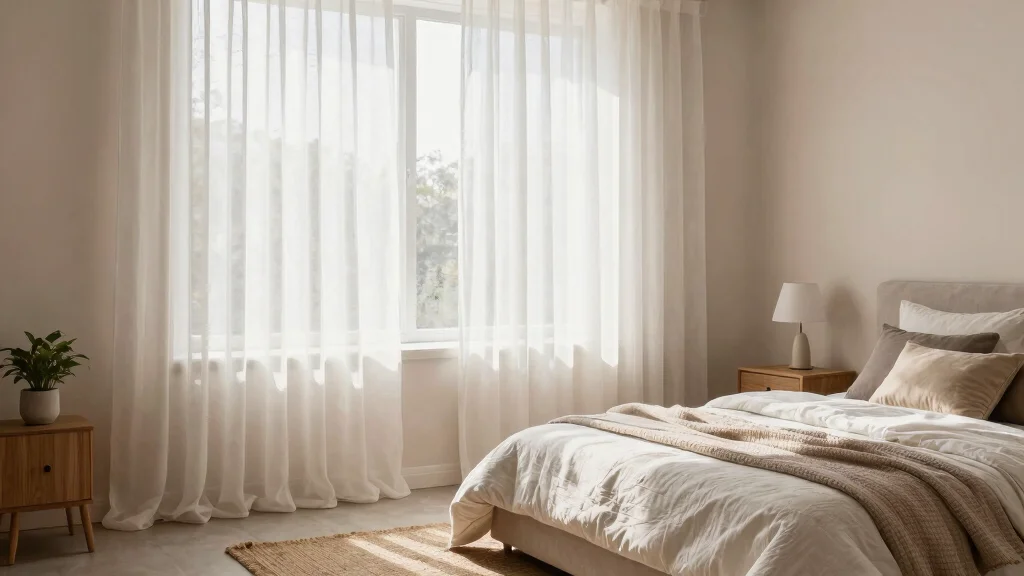 15 Sheer Curtains Bedroom Ideas That Block Just Enough Light