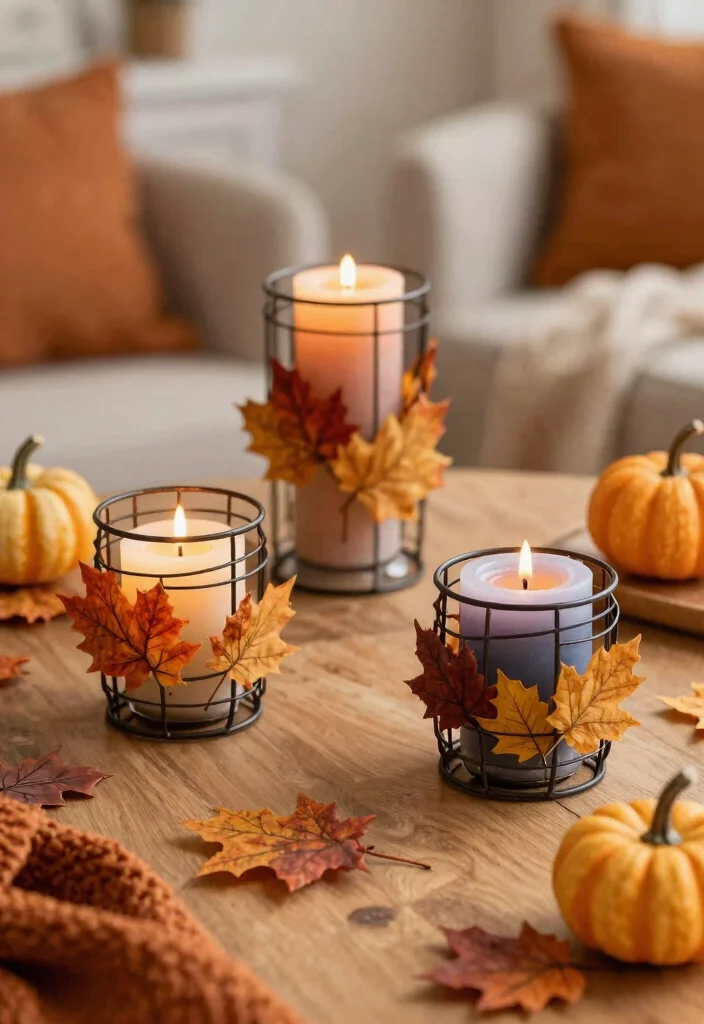 15 Wire Candle Holder Ideas That Catch Dripping Wax - 15. Seasonal Switch Ups 1