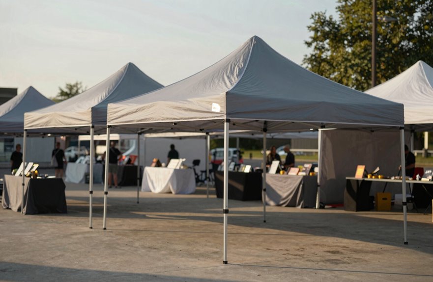 What Is the Largest Pop up Canopy? 4 10x20 pop up price estimate