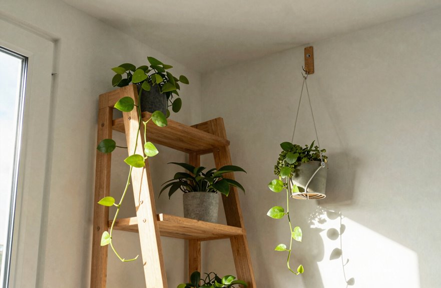 6 Steps to Hang Plants Indoors 1 assess space light install safely